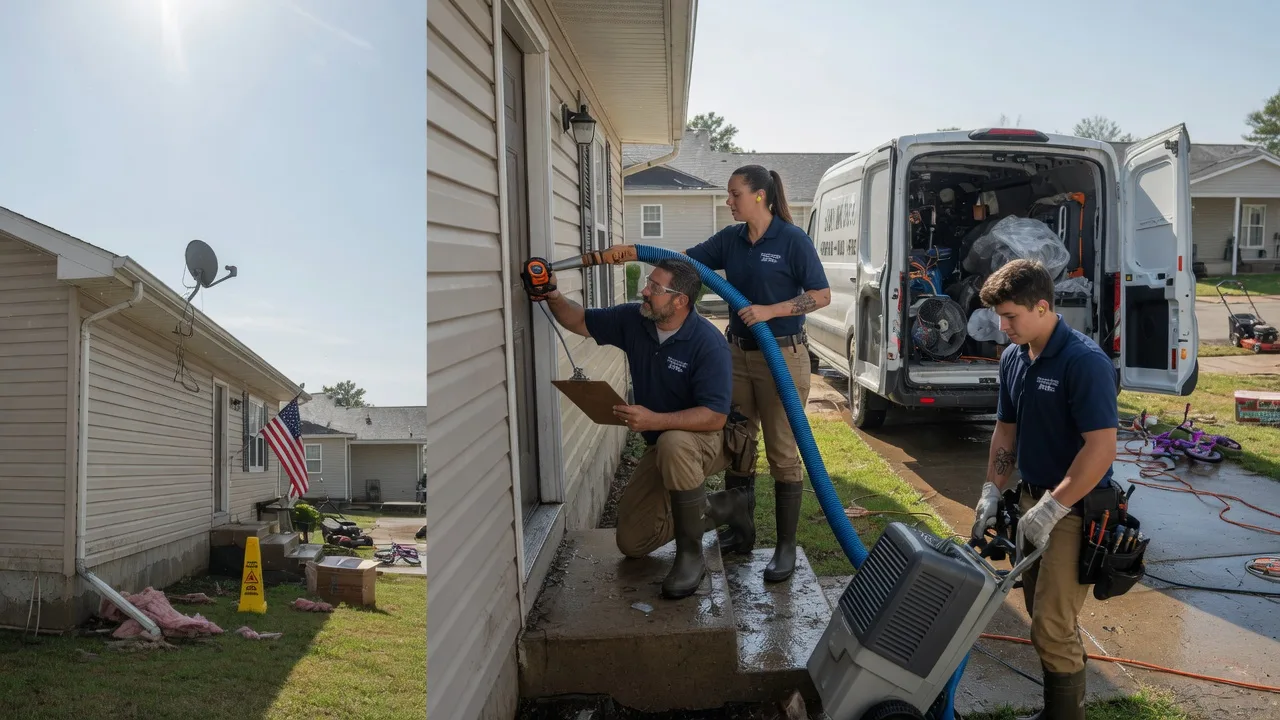 Ceiling Water Damage Restoration in West Milton, OH near me
